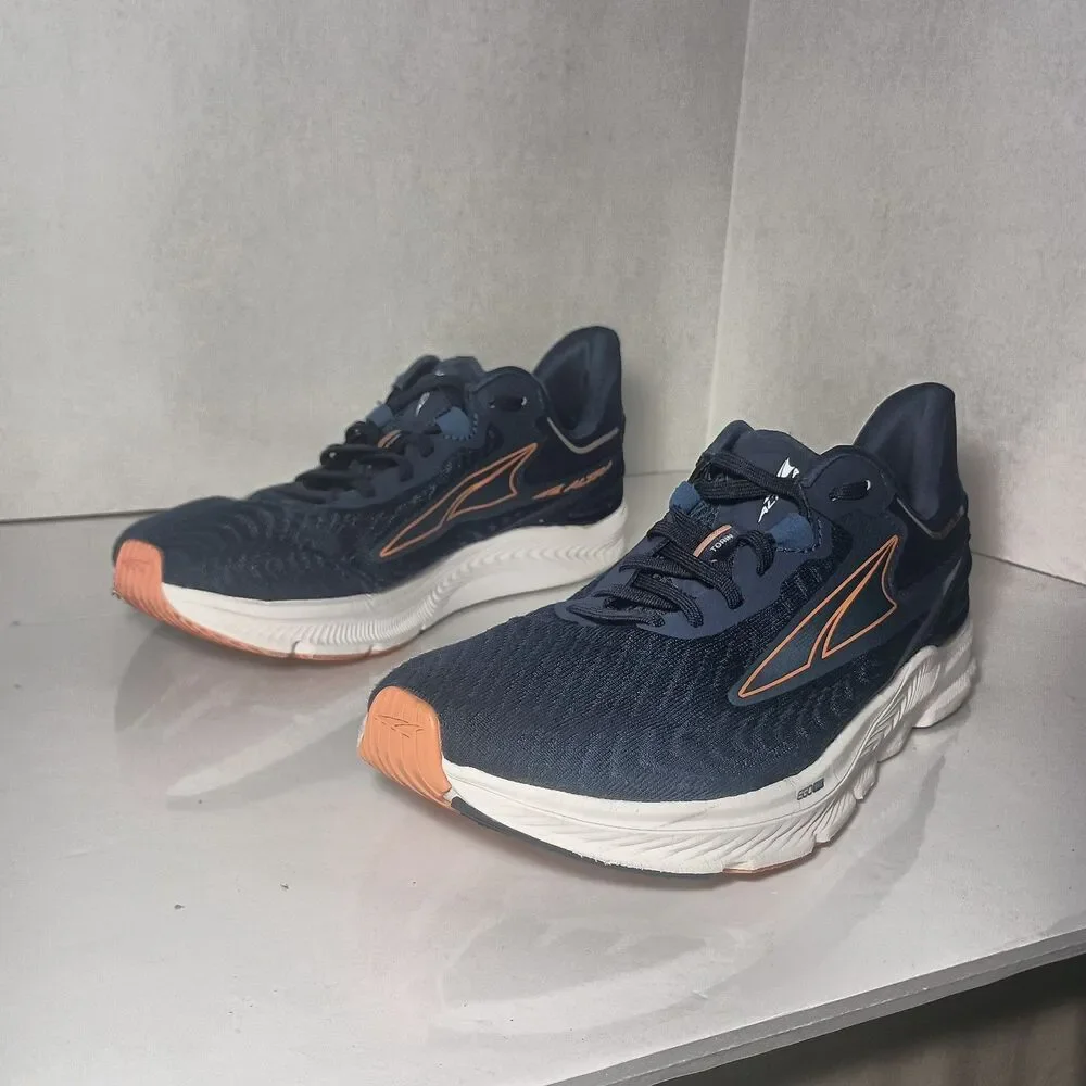 Altra Shoes Torin 6 Women Size 8 Running Sneakers Navy Blue Coral ALOA7R78447